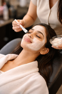 young woman at the salon