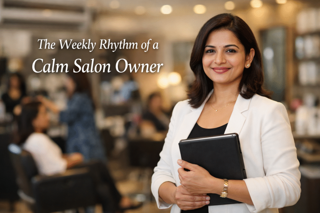 Salon Productivity: The Weekly Rhythm of a Calm Salon Owner